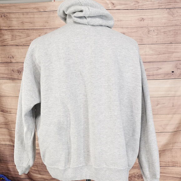 VINTAGE ST LOUIS RAMS KURT WARNER EMBROIDERED PULLOVER HOODIE SIZE XL - Picture 3 of 5